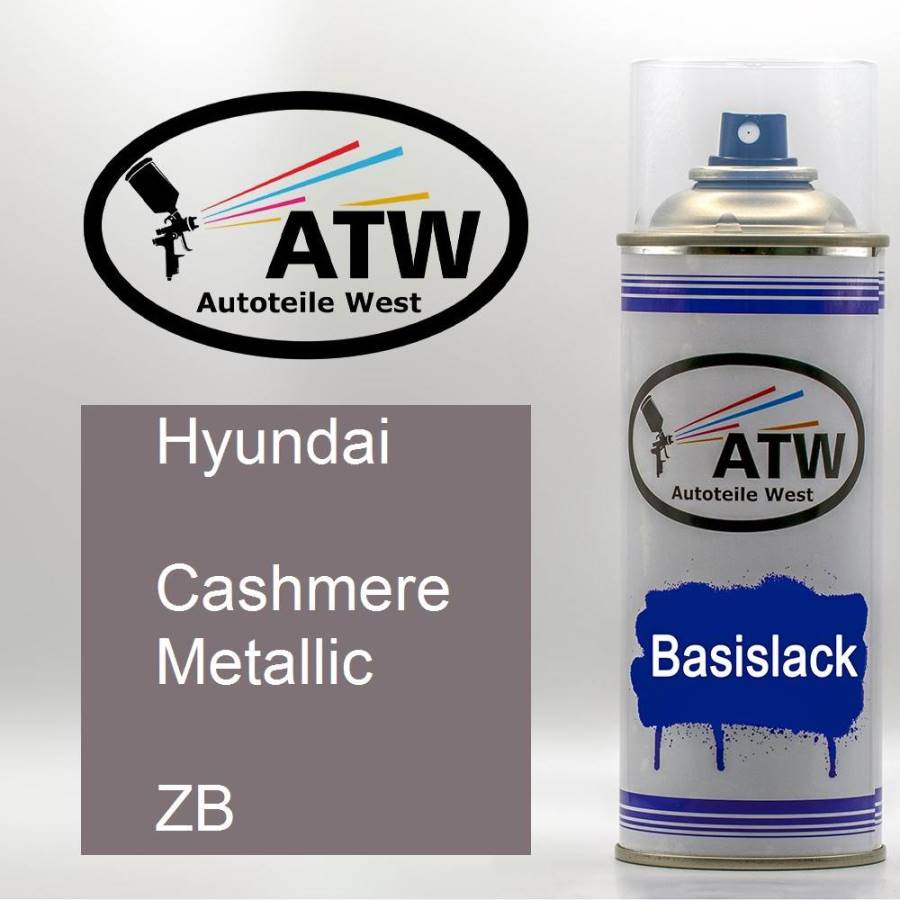 Hyundai, Cashmere Metallic, ZB: 400ml Sprühdose, von ATW Autoteile West.